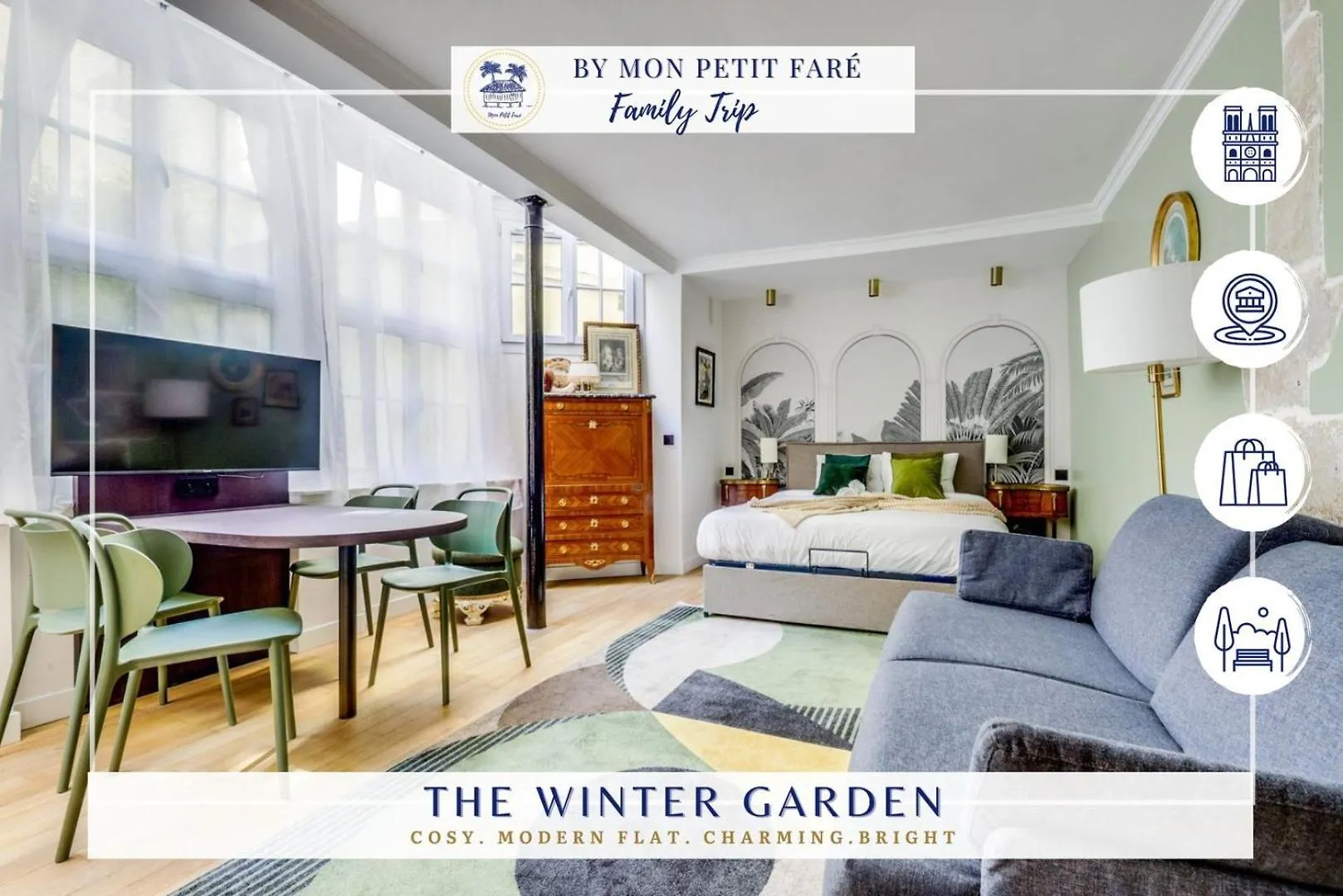 Le Jardin D'Hiver - Superbe Et Lumineux Studio Paris